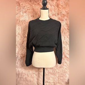 Pullover cinched waist top